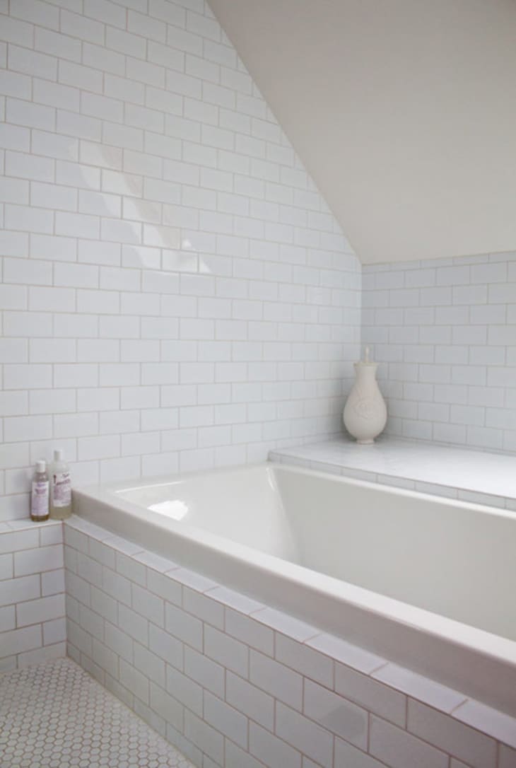 Built shop in bathtub